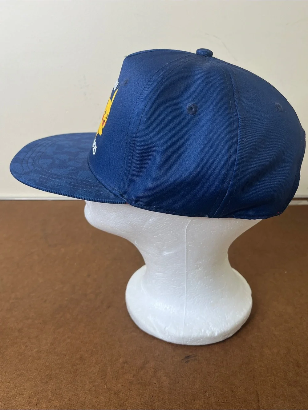 Pokémon Pikachu Navy & Yellow Snapback Hat NWOT